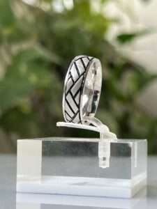 925 Silver Band Ring