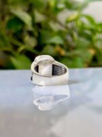 Tiger Eye Stone Silver Ring #007 - Image 5