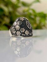 Black Onyx Silver Ring #010 - Image 2