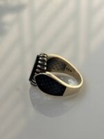 Agate Stone Silver Ring #32 - Image 5