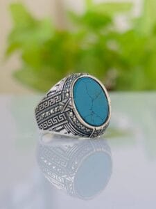Turquoise Stone Silver Ring
