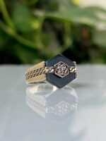 Cat's Eye Stone Silver Ring #042