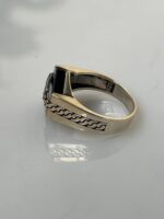 Agate Stone Silver Ring #041 - Image 5