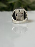 Mystic Topaz Stone Silver Ring #038 - Image 5