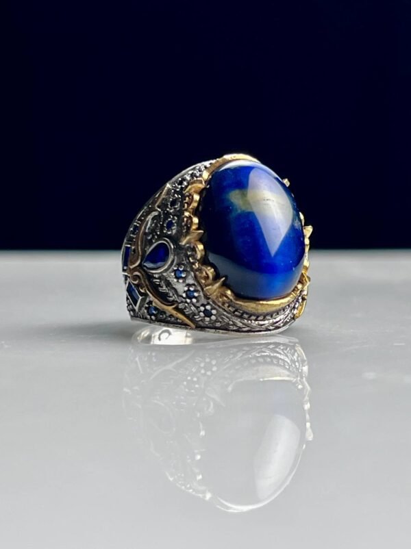 Cat's Eye Stone Silver Ring