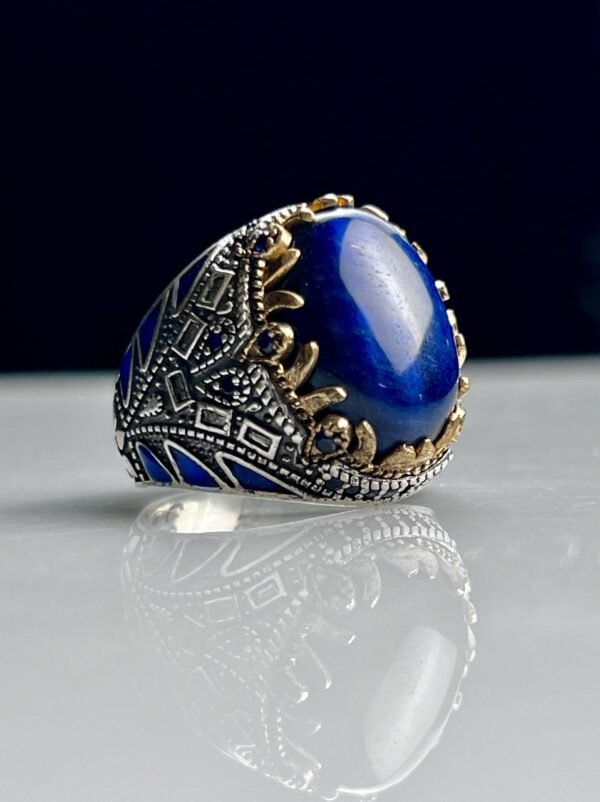 Cat's Eye Stone Silver Ring