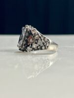 Zircon Stone Silver Ring #054 - Image 4