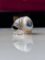 Sulaimani Agate Silver Ring
