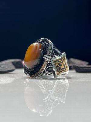 Sulaimani Agate Stone Ring