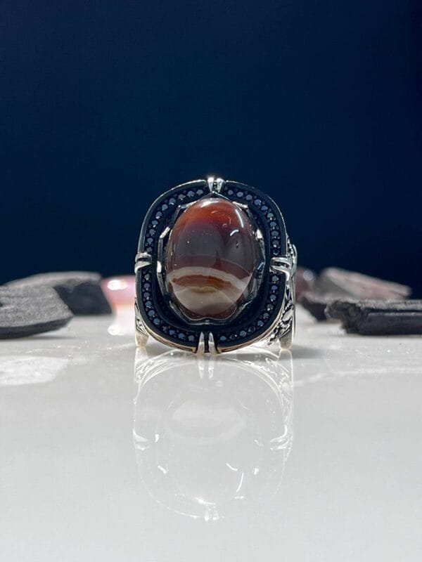 Sulaimani Agate Stone Ring