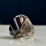 Sulaimani Agate Stone Ring #094