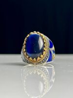 Cat's Eye Stone Silver Ring #109 - Image 2