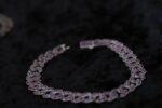 Turkish Silver Bracelet with Zircon Stone #112 - Image 6
