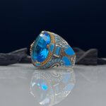 Zircon Silver Ring #028