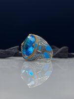 Zircon Silver Ring #028