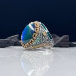 Cat's Eye Silver Ring #033