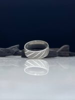 Band Silver Ring #037 - Image 4
