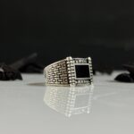 Black Mina Silver Ring #097