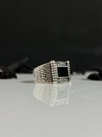 Black Mina Silver Ring #097