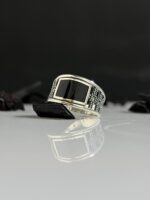 Black Mina Silver Ring #096