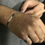 Turkish Silver Versace Link Bracelet #121