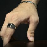 Turkish Silver Engraved Link Bracelet #118