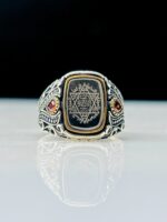 Star Of David 925 Silver Ring #126 - Image 2