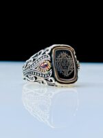 Star Of David 925 Silver Ring #126 - Image 4