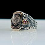 Star Of David 925 Silver Ring #126