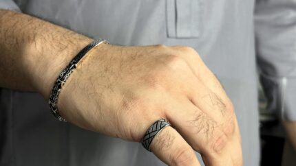 Turkish Silver Link Bracelet #119