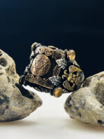 Star Of David With Seljuk Symbol 925 Silver Ring #128 - Image 2