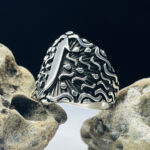 Alif Design 925 Silver Ring #129