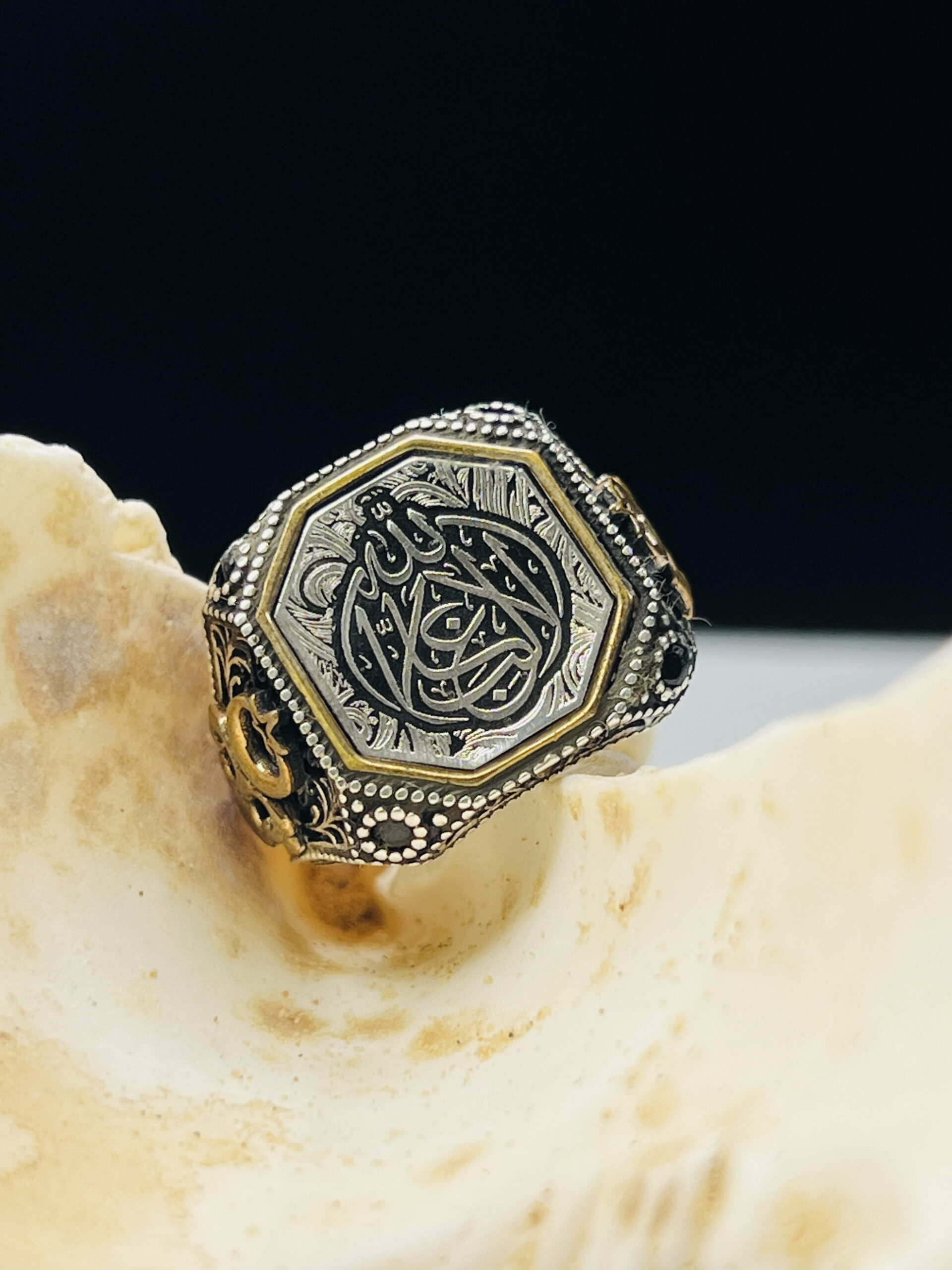 Arabic Calligraphy Silver Ring #138