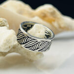Exclusive Design Turkish Silver Band Ring #132