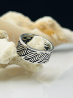 Exclusive Design Turkish Silver Band Ring #132