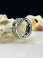 Exclusive Design Turkish Silver Band Ring #132 - Image 4