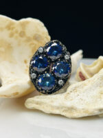 Mystic Topaz Stone Silver Ring #135 - Image 3