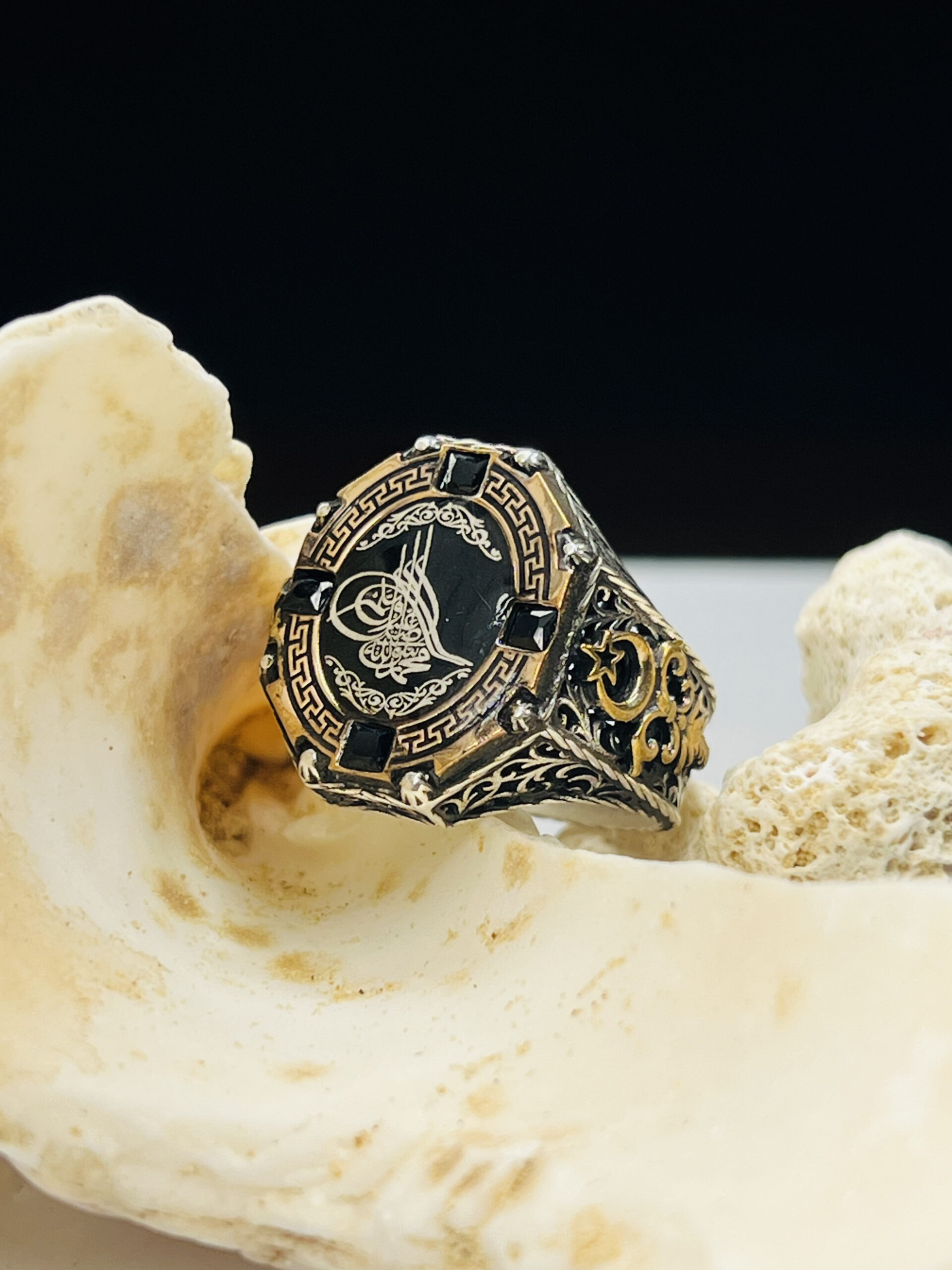 Tughra Symbolize 925 Silver Ring #137