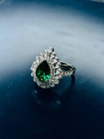 Mahidevran Sultan ZIRCON STONE Silver Ring #168