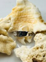 WHITE ZIRCON STONE 925 SILVER RING #167 - Image 2