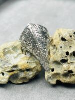 EXCLUSIVE DESIGN THUMB FINGER TURKISH SILVER RING #159