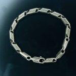 HEX CIPER SILVER BRACELET #162