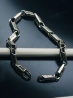 HEX CIPER SILVER BRACELET #162 - Image 8