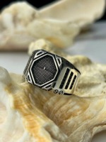 Sumerian Gate 925 silver ring #195