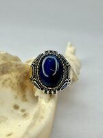 Royal Horizon Cat's Eye Stone Silver Ring #200 - Image 2