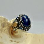 Royal Horizon Cat's Eye Stone Silver Ring #200