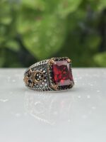 RED MOON 925 SILVER RING #223 - Image 4