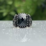 BLACK SIGNET 925 SILVER RING #225