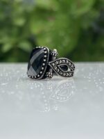 BLACK SIGNET 925 SILVER RING #225 - Image 4
