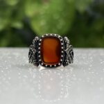 RED VELVET 925 SILVER RING #226